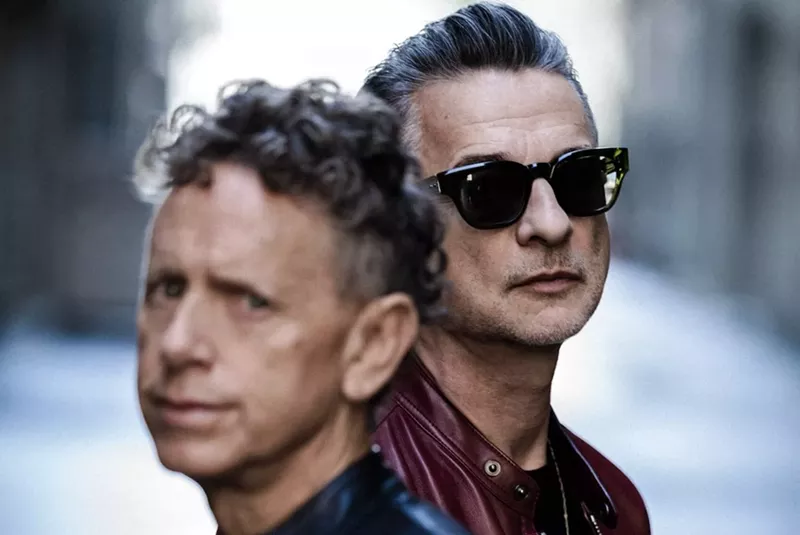 Image: Martin Gore (left) and Dave Gahan of Depeche Mode
