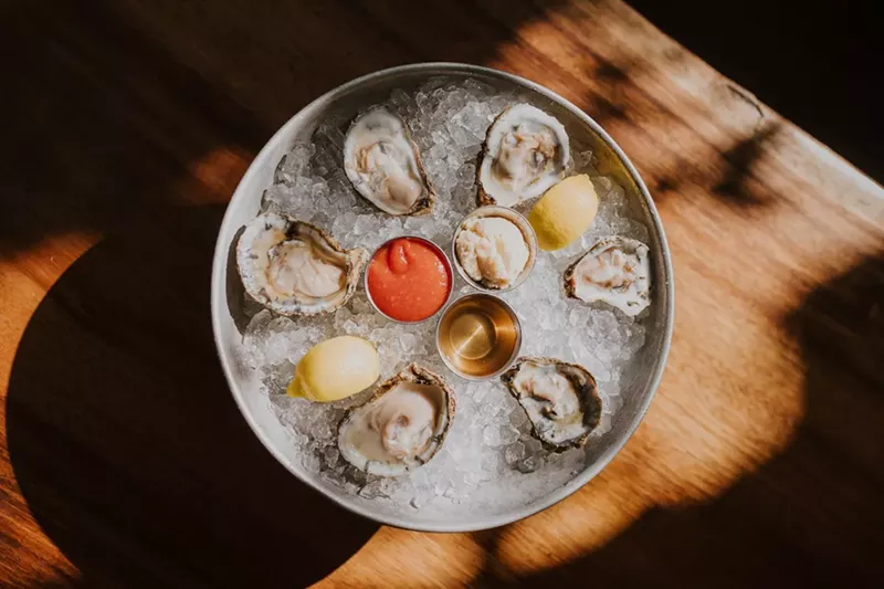 Image: Enjoy a large selection of East and West Coast oysters at Rivertail in Fort Lauderdale.