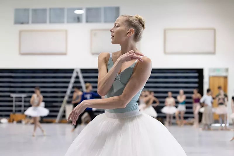 Image: Principal dancer Dawn Atkins will dance dual roles of Odette/Odile in Miami City Ballet's Swan Lake.