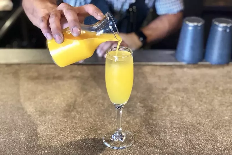 Image: Sunday brunch at Park Tavern remains the best spot to grab the quintessential boozy breakfast-lunch mashup in Delray Beach.