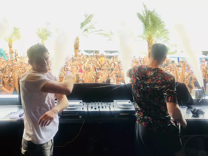 Image: The Chainsmokers play for a massive crowd on Sunday, November 3 at Daer South Florida.