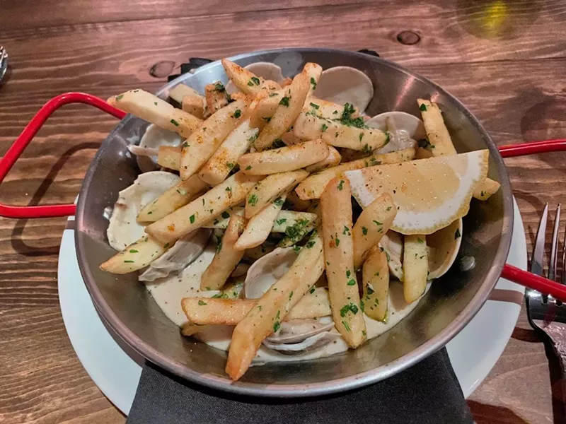 Image: Clam chowder fries at the Katherine