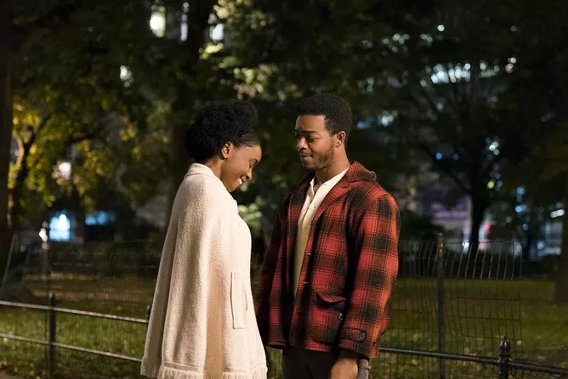 Image: KiKi Layne (left) plays 19-year-old Tish and Stephan James is 22-year-old Fonny, a couple in love who face obstacles along the way, in If Beale Street Could Talk, writer-director Barry Jenkins' first film since the Oscar-winning Moonlight.