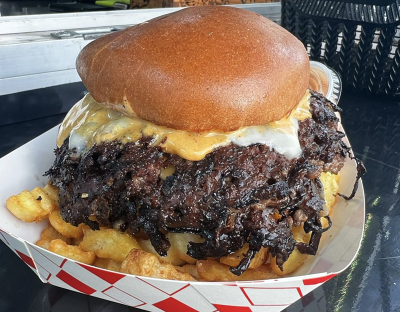 Image: The signature smash burger from Eat BMC