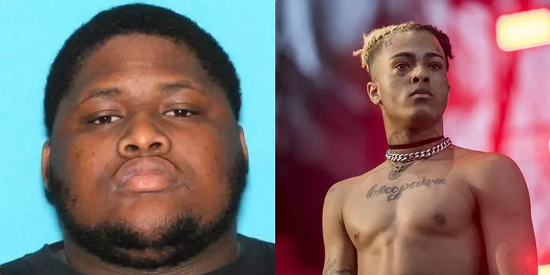Image: Robert Allen (left) is a person of interest in the murder of XXXTentacion.