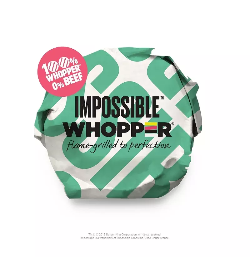 Image: No f**king cow in this Impossible Whopper