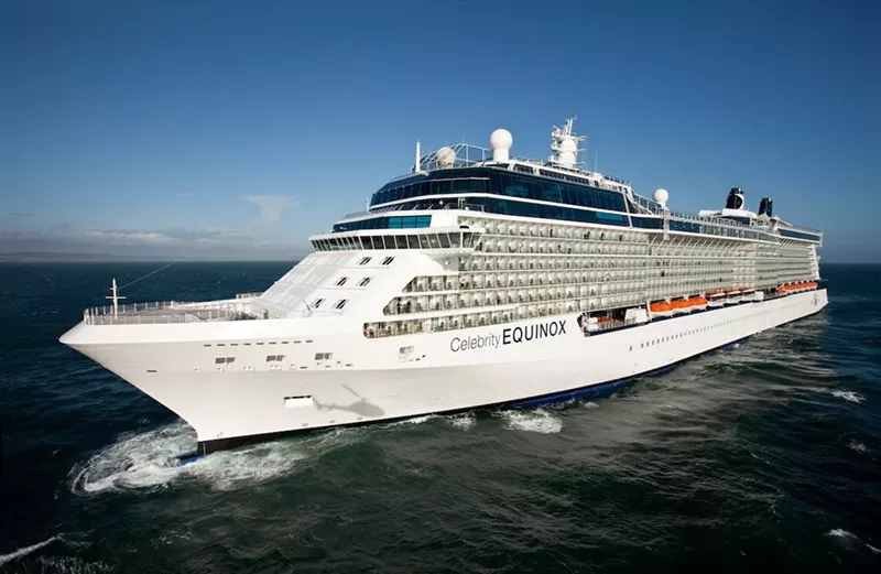 Image: In a federal lawsuit filed on April 19 against Celebrity Cruises, a man's family accuses the cruise line of storing his dead body in a drink cooler after the ship's morgue malfunctioned.