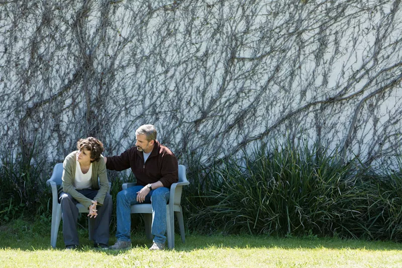 Image: Timothée Chalamet (left) plays Nic, whose father David (Steve Carell) is a journalist with a desire to be his son's best pal, and that blinds him to the truth, in Beautiful Boy, based on the memoirs by the real-life Nic and David.