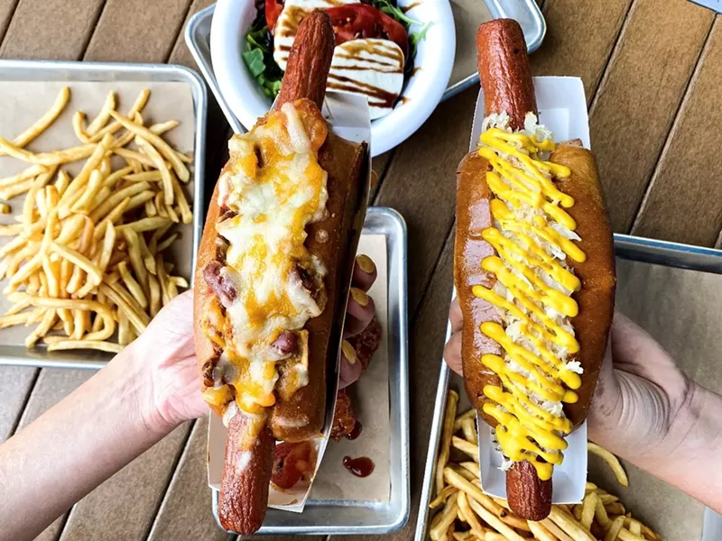 Image: How many hot dogs can you eat in five minutes?