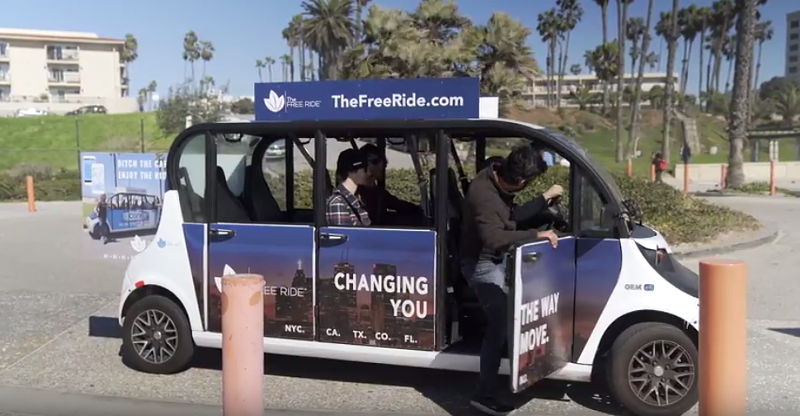 Image: Circuit, formerly the Free Ride, is a free, all-electric shuttle service in South Florida.