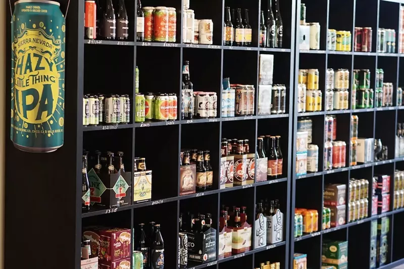 Image: Craft Beer Cellar's bottle selection.
