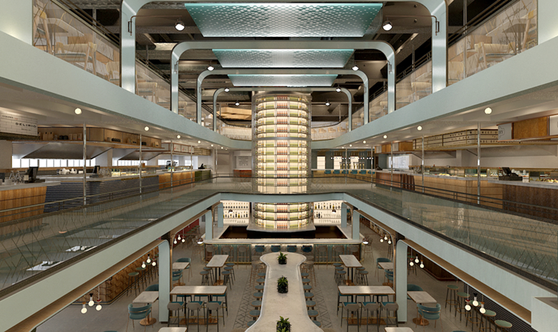 Image: Julia & Henry's will offer multi-level food and beverage concepts.