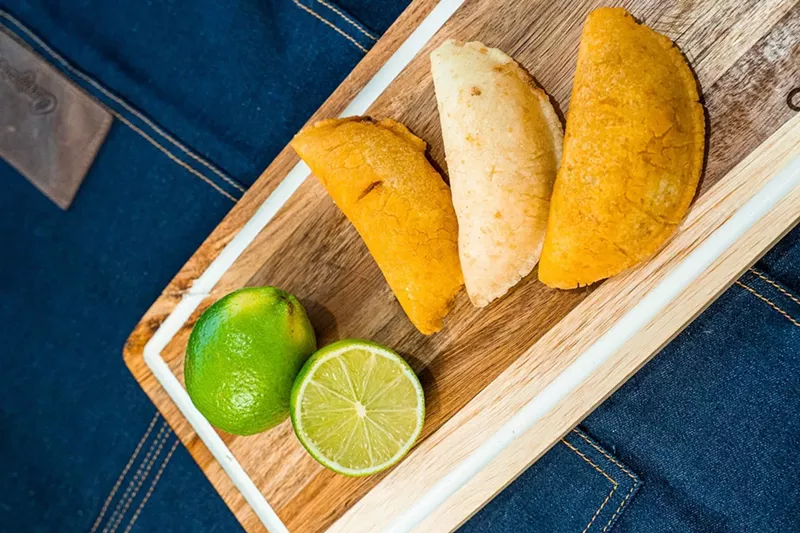 Image: Beef, chicken, cheese or mini, El Balcón de Las Américas has sold 50 million of 'em.