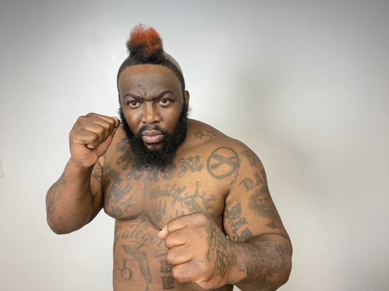 Image: Dhafir Harris co-founded BYB Extreme bare-knuckle boxing in 2015.