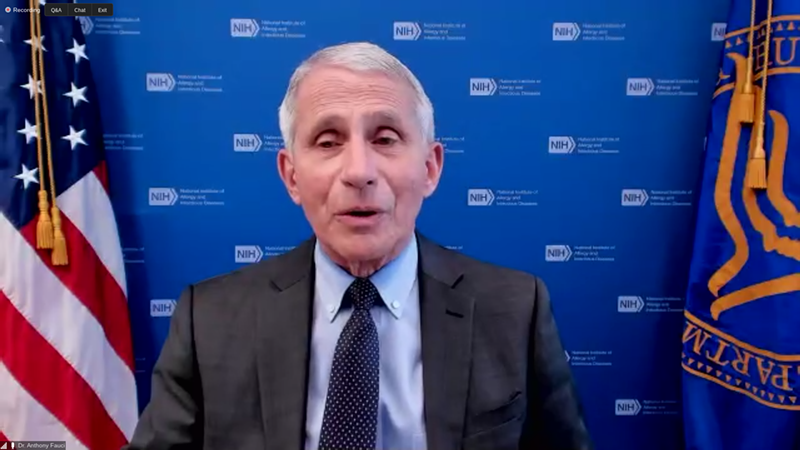 Image: Infectious-diseases expert Dr. Anthony Fauci spoke about the state of the pandemic and vaccinations.