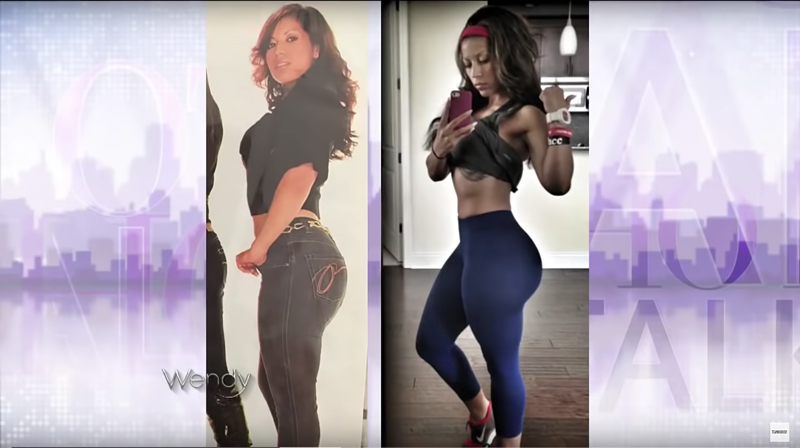 Image: Fitness model Jenelle Butler is suing after a botched butt injection surgery in Miami.