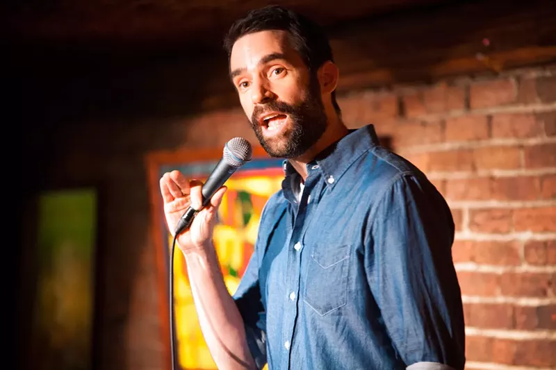 Image: Phil Hanley will wrap up a week of Flamingo Comedy Fest events as headliner for United We Stand-Up.