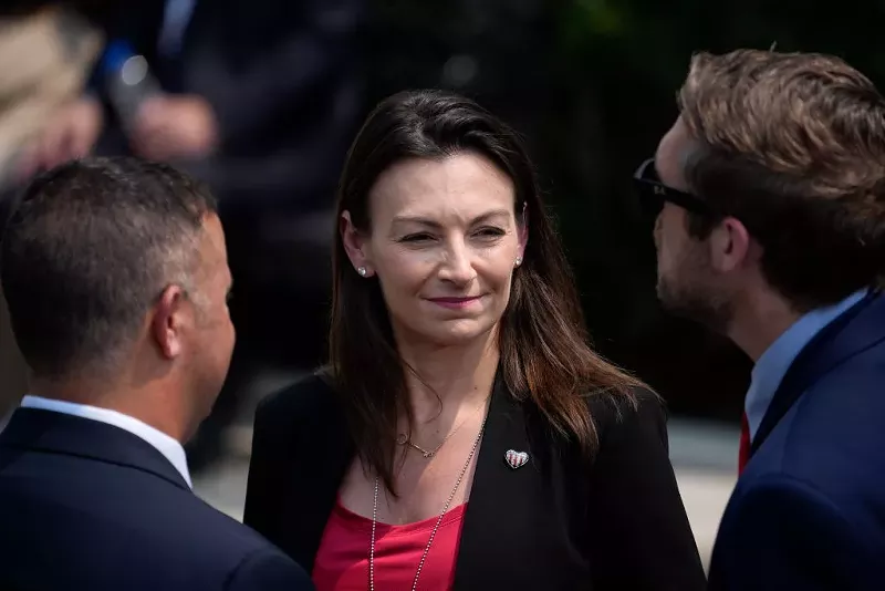 Image: Florida Democratic Party chair Nikki Fried said Christian Ziegler "can't possibly" continue to lead the Florida Republican Party while allegedly under criminal investigation.