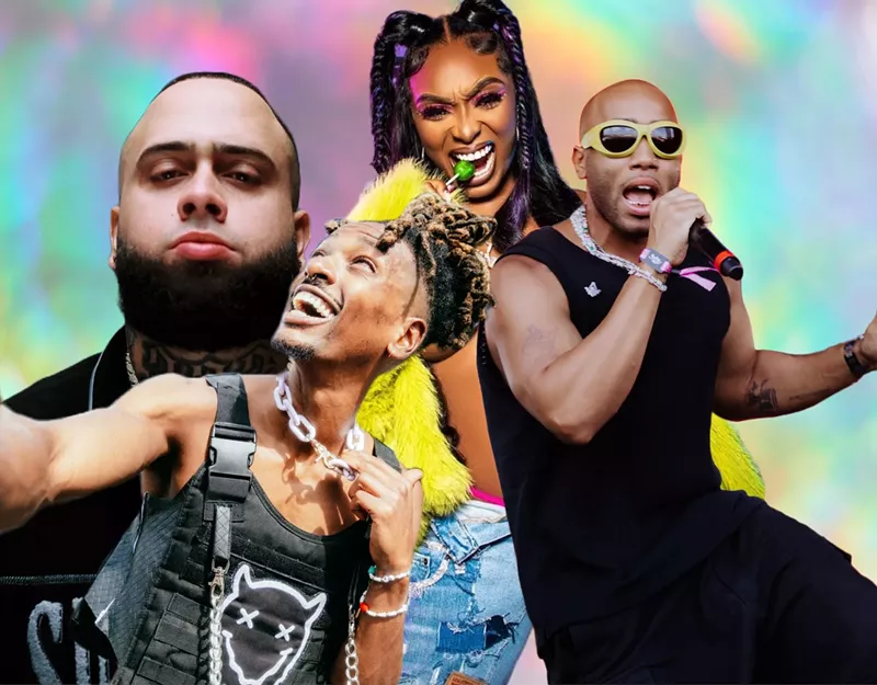 Image: Clockwise from the top: iCandy, Bizzy Crook, Hoosh, and Danny Towers