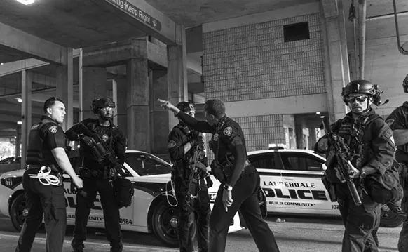 Image: Fort Lauderdale Cop Sued for Shoving BLM Protester in 2020