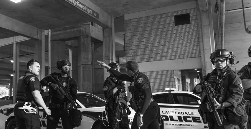 Image: Fort Lauderdale Cop Sued for Shoving BLM Protester in 2020