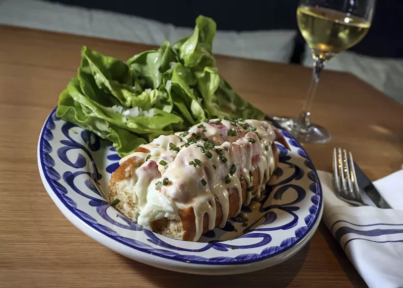 Image: Butter-poached lobster roll