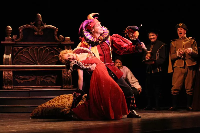 Image: A scene from Florida Grand Opera's production of Verdi's Rigoletto.