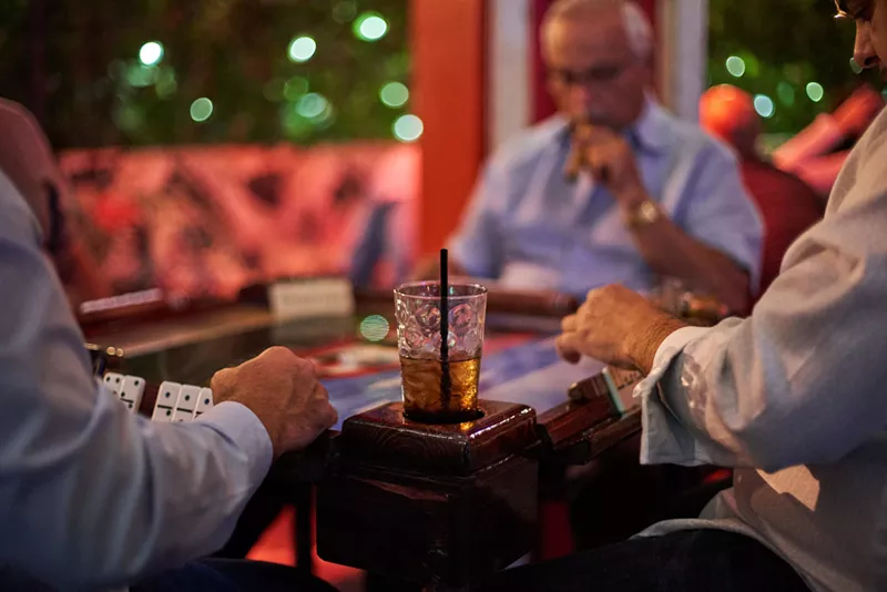 Image: Dominos and rum at La Placita