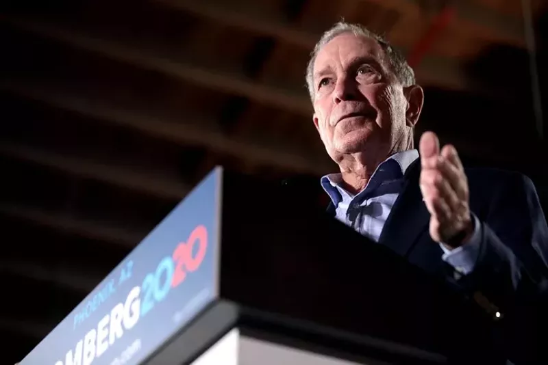 Image: Former New York City Mayor Michael Bloomberg