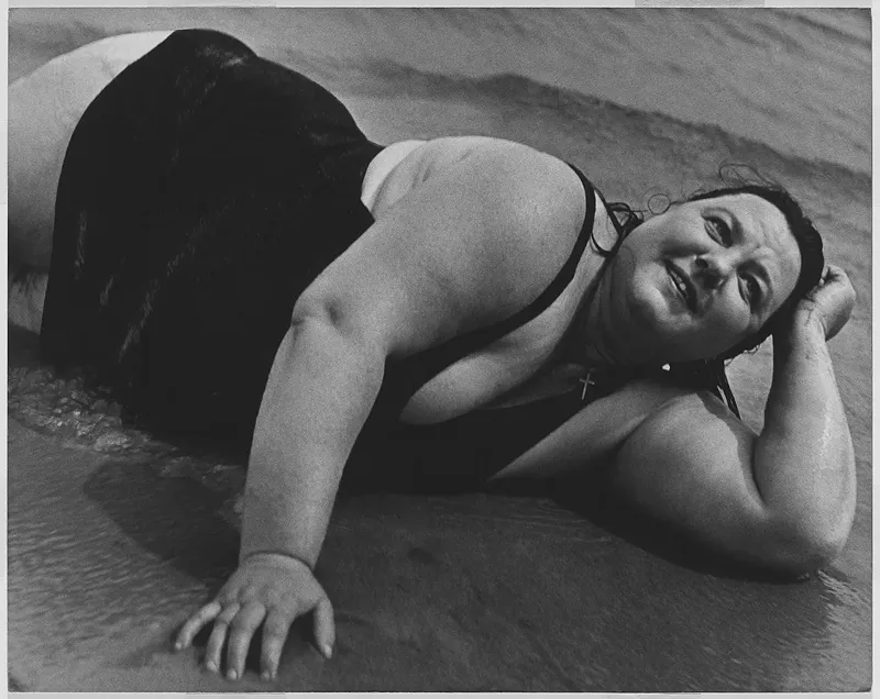 Image: Lisette Model's Coney Island Bather.