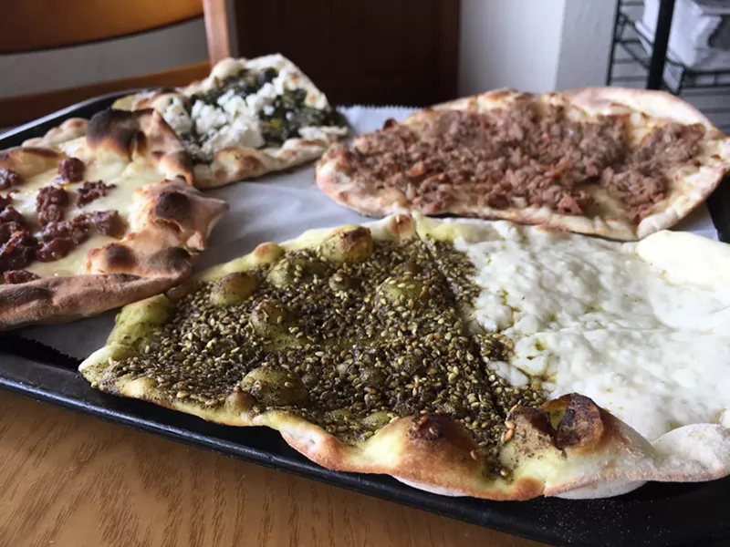 Image: Saleh's flatbreads are served warm.