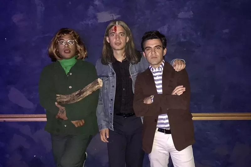 Image: Diego Monasterios (left), Gabriel Alcala, and Danny Gonzales of the Jacuzzi Boys.