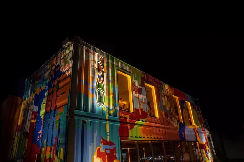 Image: Shipping containers meet art by Falopapas at Kao Bar & Grill.
