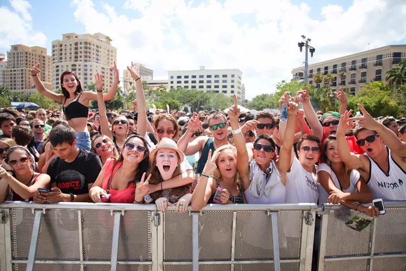 Image: The calm before the storm. See more photos from SunFest 2019 here.