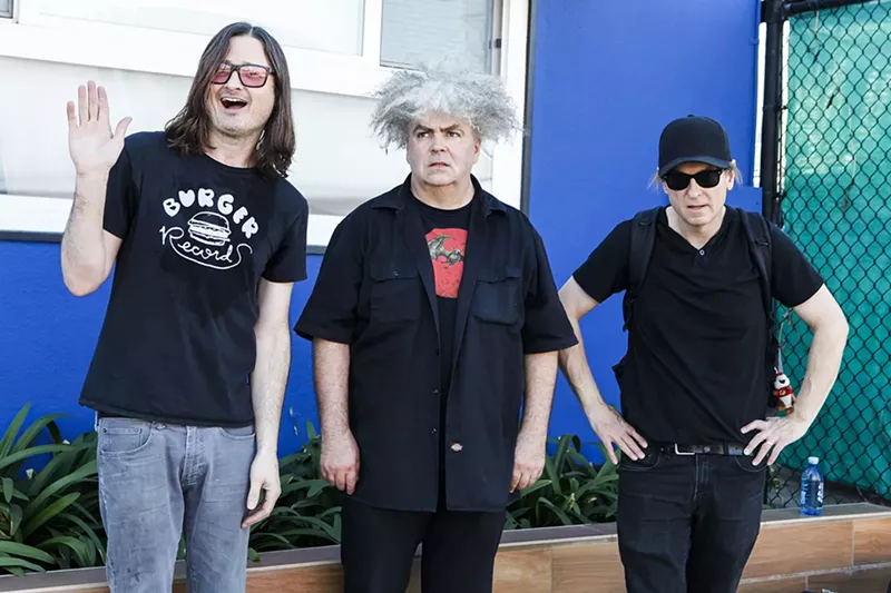 Image: After 35 years, the Melvins "still like doing what we're doing," Buzz Osborne (center) says.