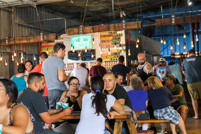 Image: Last year's anniversary party at LauderAle drew a large crowd.