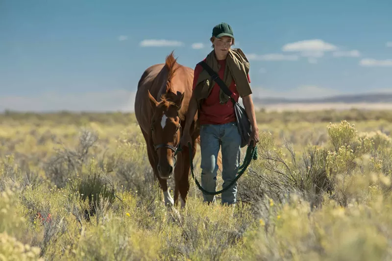 Image: Charlie Plummer plays Charley, a quiet 15-year-old who’s no longer sure of anything except his destination and his love for this horse, in Lean on Pete, Andrew Haigh’s film that explores a world of racetracks, trailers and highway diners.