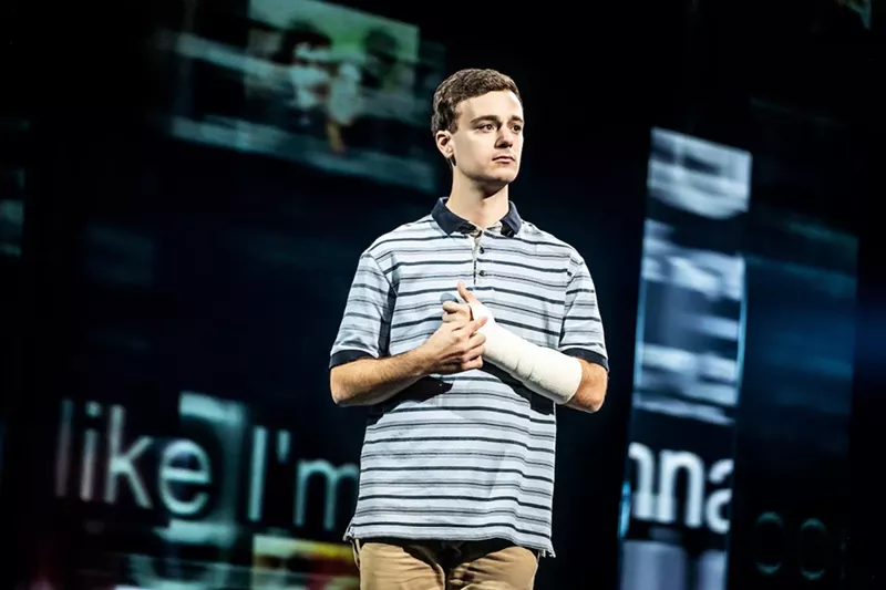 Image: Miami actor Stephen Christopher Anthony plays the lead, Evan Hansen, in the touring production of Dear Evan Hansen.