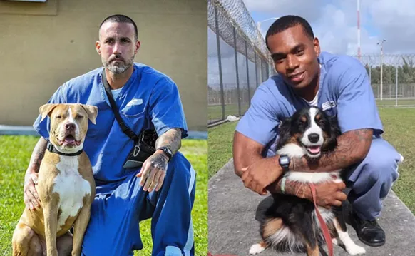 Image: Magic City K9 Gives Second Chances to Incarcerated Men and Shelter Dogs
