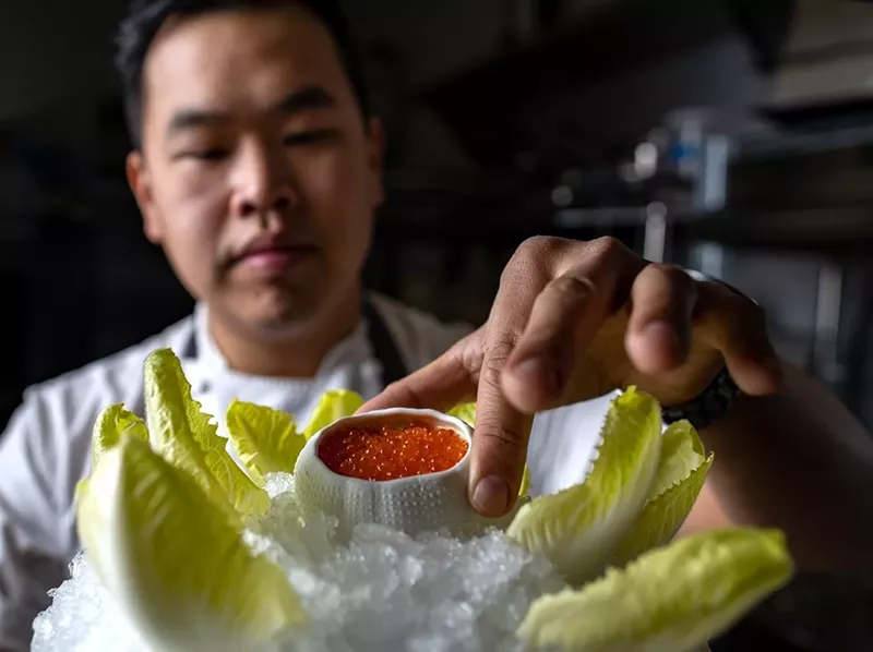 Image: Buddha Lo credits his intense work with caviar as an ingredient with helping him win Top Chef season 19.