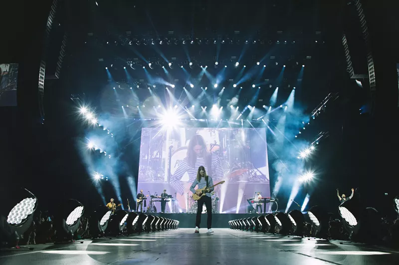 Image: James Valentine's jazz roots and love of funk have helped Maroon 5 sell more than 56 million albums.