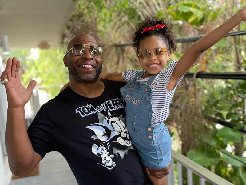 Image: Rommel Lassiter (left), reunited with his daughter, 5-year-old Leah-Ranee Rose Lassiter, who went missing six months ago.