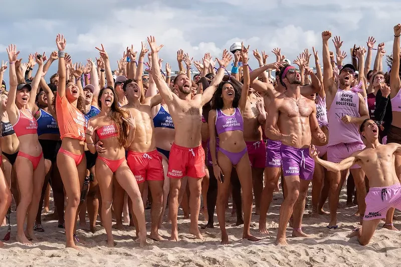 Image: Models playing volleyball — what more do you need to know?