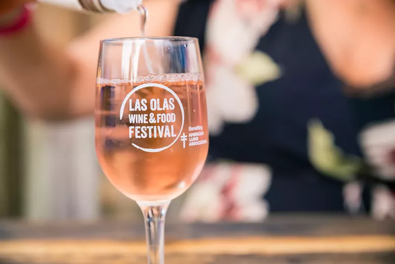 Image: Cheers! More than 200 different beverages await you at the Las Olas Wine and Food Festival.