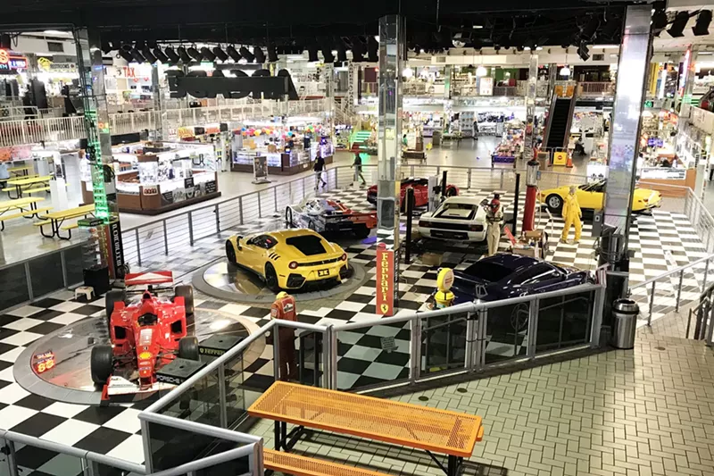 Image: Cars worth hundreds of millions of dollars are on display inside the sprawling and quirky Swap Shop on West Sunrise Boulevard.