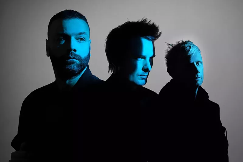 Image: English rockers Muse headline the first day of the Audacy Beach Festival.