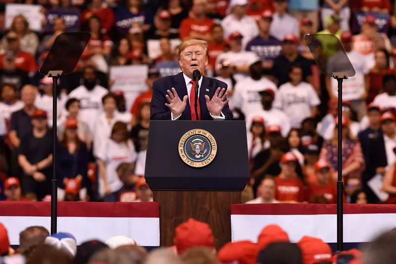 Image: The Trump rally at the BB&T Center was everything you'd expect it to be and more. See more photos from the Trump Rally here.