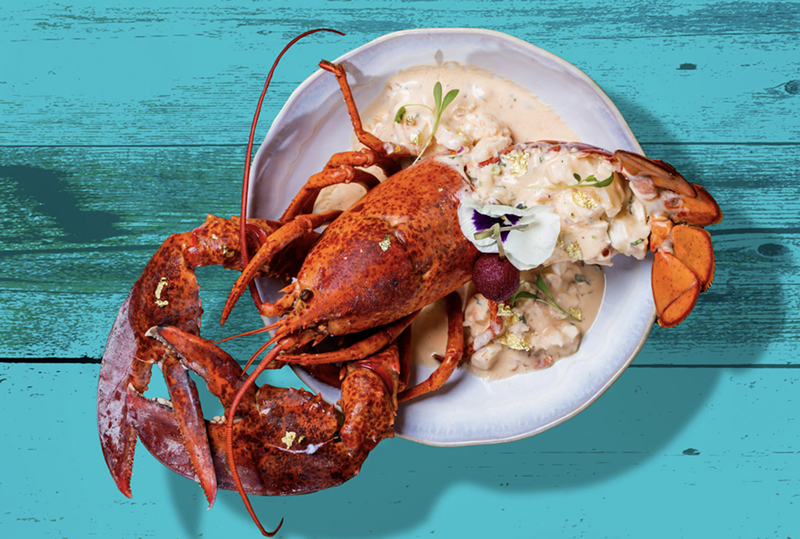 Image: Lobster at Crusoe Cabana