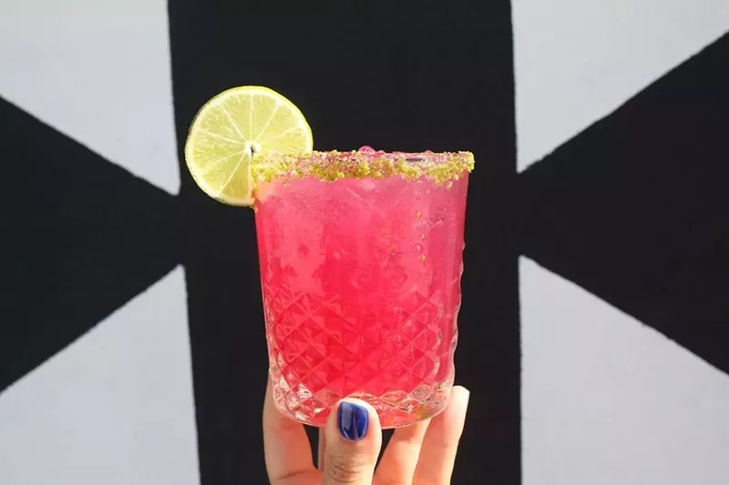 Image: The Prickly Pear margarita from Bar Rita.