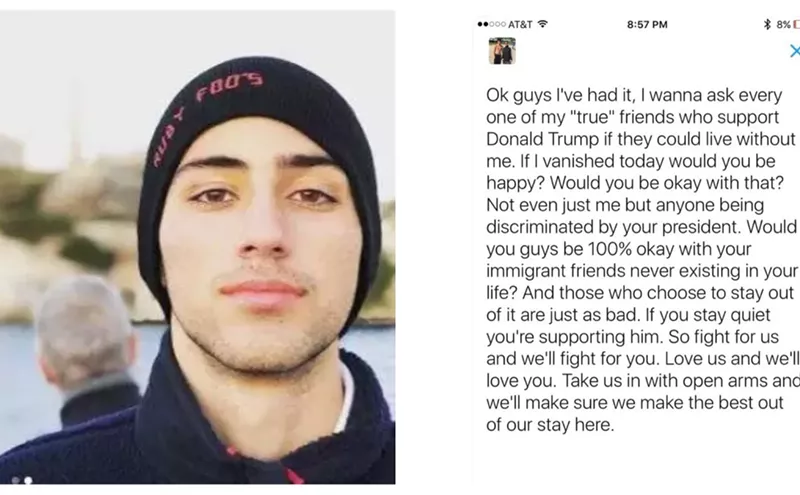 Image: Parkland Victim Left Haunting Message About Donald Trump's Anti-Immigrant Stance
